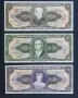 Бразилия. 5, 10 и 50 крузейро. 1953- 1963 година. UNC. 3 бройки., снимка 1
