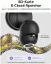 2K външна WiFi камера Meloght с прожектор 3500LM, 360° и AI проследяване, снимка 3