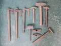 Стари ръчни инструменти - гаечни ключове, клещи, чукове, други, снимка 3