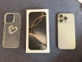 050611 Iphone 16 pro 128gb natural titanium 600 евро / 1173.50лева - 128гб памет , батерия на 96% , , снимка 1