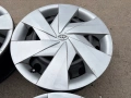 4 броя железни джанти + тасове за Toyota Yaris- Hybrid 15, снимка 6
