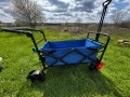 Beau Jardin Folding Garden Wagon Trolley 80kg Capacity Outdoor Camping Cart, снимка 8