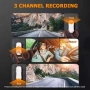 Видеорегистратор DVR с 2 камери Full HD 1080P + опция за трета камера (задна), снимка 7
