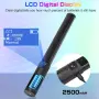 Комплект 2 RGB LED осветителни пръчки LUXCEO P400 с трипод, снимка 2