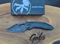 Автоматичен нож Microtech/Borka Stitch OTS AUTO 169-1,Apocalyptic Black, снимка 2