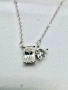 Сребърно колие с мойсанит (Диамант) 1.5 карата, снимка 10