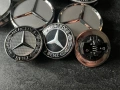 Капачки за джанти мерцедес/mercedes  и емблеми(75мм + 55мм), снимка 5