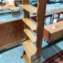 Дървена етажерка с рафтове и чекмедже., снимка 2
