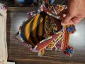 Дебела плетена вълнена чанта оригинална , снимка 4