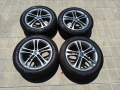 Оригинални джанти Мерцедес 17" 5х112 Mercedes 5x112 с гуми 205/55/17 дот1525 нови комплект , снимка 2