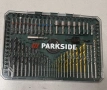 Комплект 100 броя накрайници,битове и свредла Parkside - Универсални, снимка 1