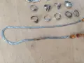 Лот сребърни накити/пръстени/сребро, снимка 5