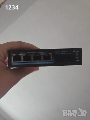 Vimin 6 port 2.5G smart switch , снимка 3 - Приемници и антени - 54256501
