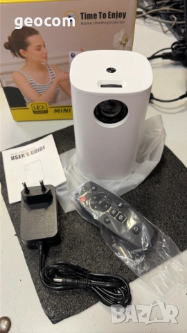 Mini LED Smart HP Pojector (1920x1080,15V,16-100",Speakers,Remote), снимка 2 - Плейъри, домашно кино, прожектори - 54845080