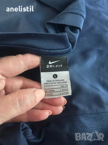 Оригинална мъжка спортна тениска NIKE Dri-FIT – размер L, снимка 2 - Тениски - 55665349