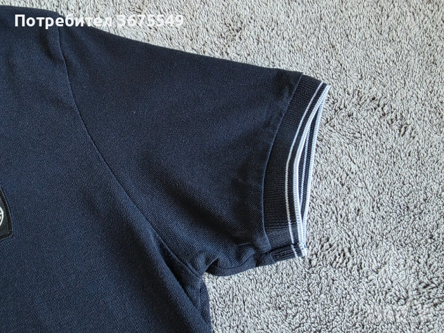 Мъжка тениска Stone Island Tipped Piqué Polo Shirt - размер M, снимка 8 - Тениски - 54881625