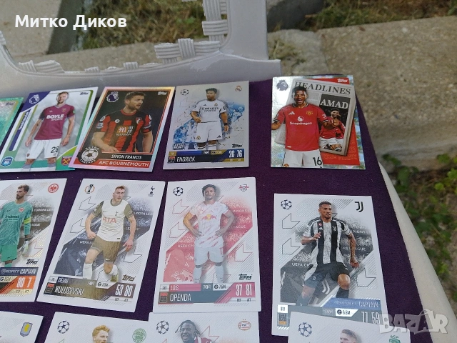 Колекционерски футболни карти Topps Match Attax и Eng.Premier League 54броя нови, снимка 13 - Футбол - 54965091