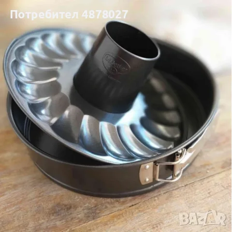 Форма за кекс 2 в 1 с падащо дъно, 25см, снимка 3 - Форми - 55546172