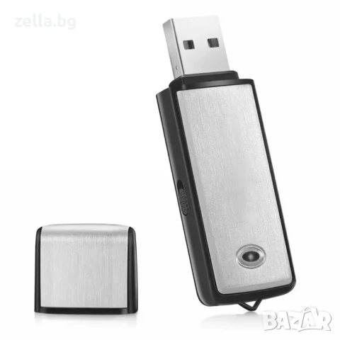 Дигитален аудио рекордер тип USB флашка 16GB | 160 часа запис WAV 48KHz | За конференции 10341, снимка 6 - Друга електроника - 54672399
