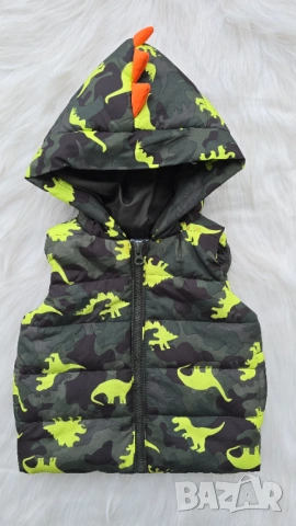Детски елек динозаври размер 12 месеца, снимка 6 - Бебешки якета и елеци - 52327460