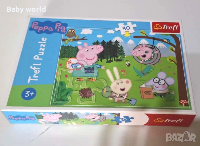 Пъзел Trefl - Peppa Pig, В Друметие, 30 части, снимка 2 - Образователни игри - 54802422
