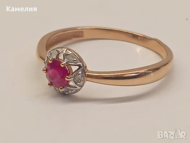 Руско злато. Пръстен. , снимка 7 - Пръстени - 55258474