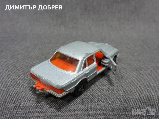 СТАРА РЕТРО МЕТАЛНА КОЛИЧКА MERCEDES BENZ 450 SE MAJORETTE FRANCE, снимка 4 - Колекции - 55662920
