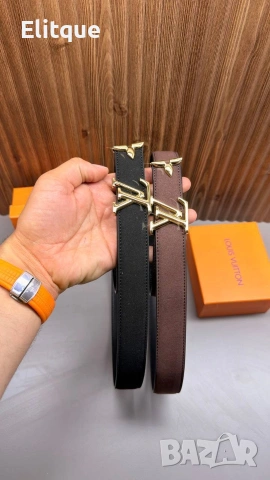 колани от естествена кожа в кутия  Louis Vuitton prada