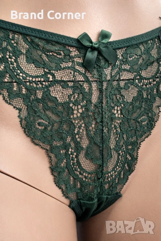 Hunkemöller дамски комплект бельо в тъмнозелено – сутиен 70C и бикини L, снимка 8 - Бельо - 54517694