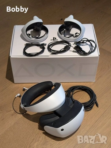 Като Нов! Playstation 5 PS5 VR2 с остатъчна гаранция от 15 месеца 
