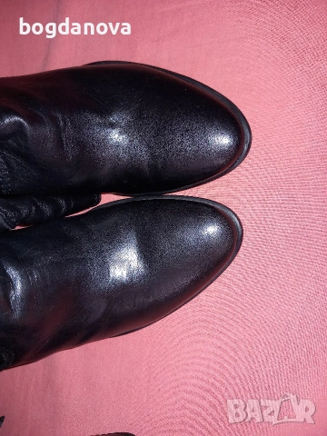 Нови ботуши на ток, естествена кожа, 40 номер, снимка 8 - Дамски ботуши - 53996107