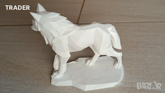 3D статуетка вълк , снимка 7 - Статуетки - 29969361