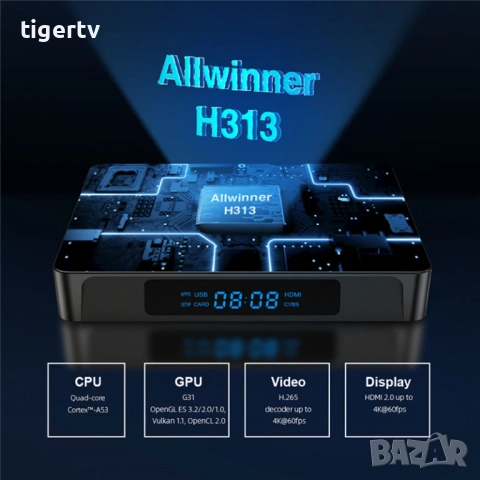 Смарт ТВ Бокс X96Q PRO 4K Android TV Box – Направи телевизора си Смарт!, снимка 8 - Плейъри, домашно кино, прожектори - 54646477