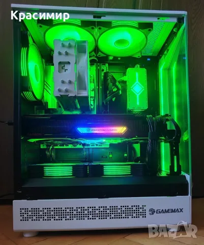 Геймърски компютър Ryzen 5 7500f, AMD Radeon 6800xt,32gb ddr5,1tb nvme, снимка 2 - Геймърски - 53140981