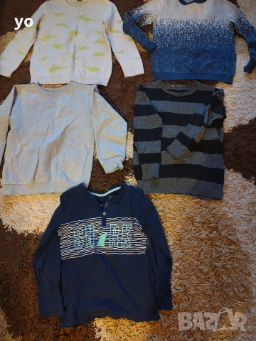 Лот детски дрехи размер 128 и сандали , снимка 3 - Детски панталони и дънки - 54022867