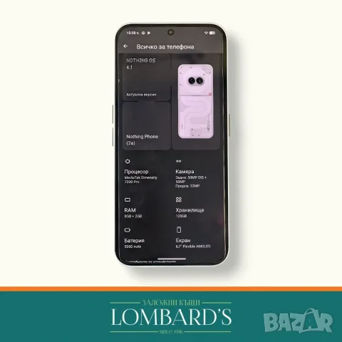 Nothing Phone 2a 128GB, N: 3168533, снимка 2 - Други - 55529098