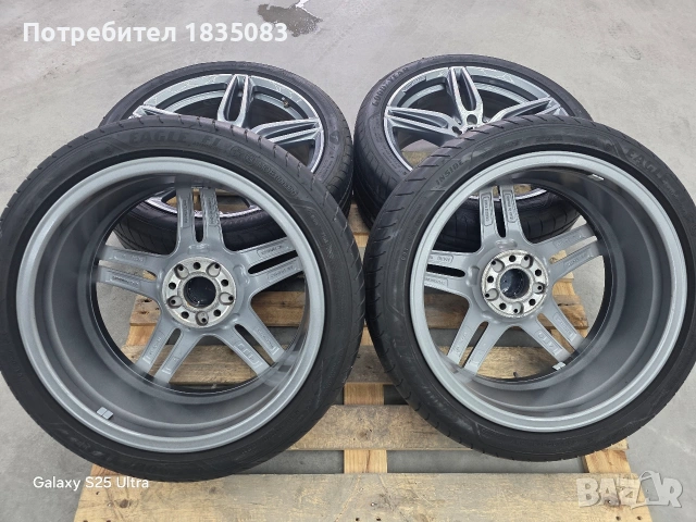 Лети джанти 19ки 5х112 Mercedes AMG + летни гуми GoodYear, снимка 11 - Гуми и джанти - 54528553