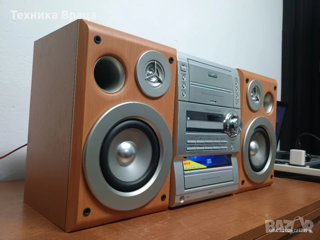Sanyo DC-BM500. Мини аудио система с прекрасен звук. Изпращам видео. , снимка 2 - Аудиосистеми - 54561640