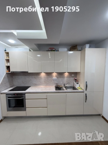 Продавам кухня 3,28м.  с фурна, плот и миялна AEG, хладилник Zanussi, аспиратор Teka, само за 1200€