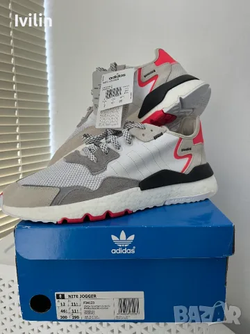 Маратонки Adidas Nite Jogger, размер UK 11.5 (EU 46.5), снимка 9 - Маратонки - 55674689