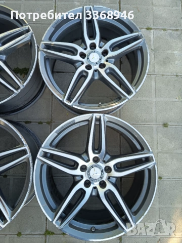 Джанти Mercedes AMG 19" 5x112 W213 OEM sport packet, снимка 4 - Гуми и джанти - 54393408