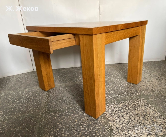 Масивна дървена холна маса, снимка 3 - Маси - 54178942