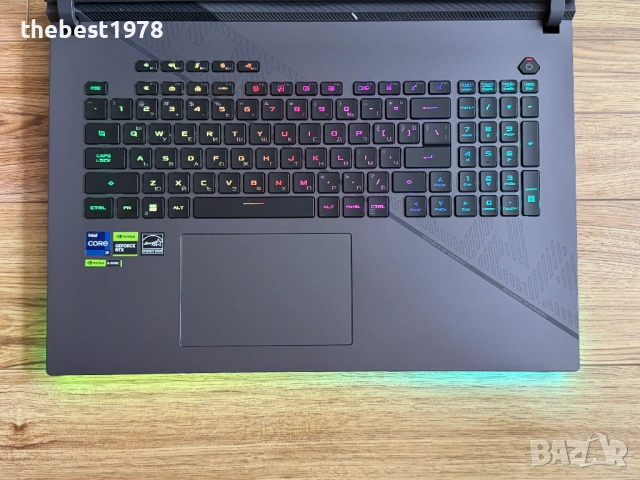 240Hz Asus ROG Strix 18`Core i9-14900HX/RTX 4070/32GB DDR5/1TB SSD/Гаранция 1г/ROG Nebula, снимка 5 - Лаптопи за игри - 54700027