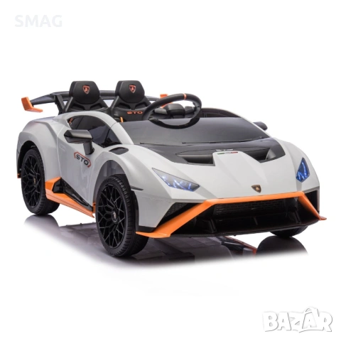 Акумулаторен автомобил Lamborghini бял 12V с дистанционно_1248400, снимка 8 - Електрически играчки - 54590709