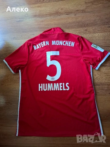 Adidas BAYERN MUNCHEN HUMMELS футболна тениска L размер. , снимка 9 - Футбол - 54724204