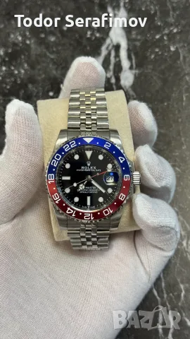Мъжки часовник Rolex GMT-Master II "Pepsi" Jubilee / Ролекс Пепси, снимка 3 - Мъжки - 55316423
