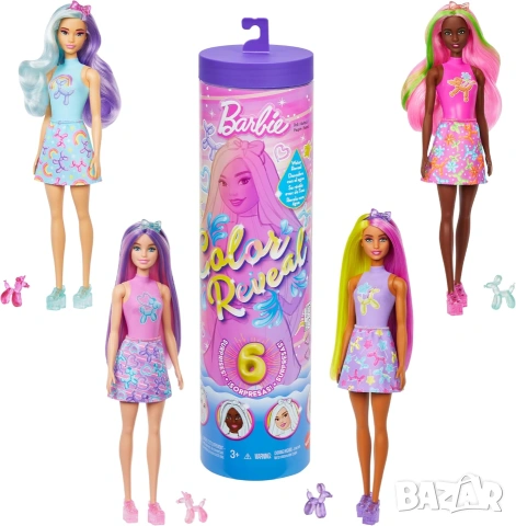 Кукла Barbie Color Reveal Balloon Animals JFV58