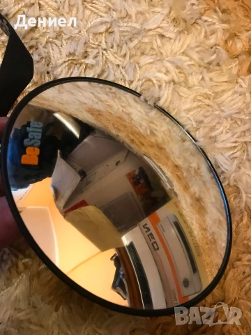 Бебешко огледало BeSafe - Черно - BeSafe Baby Mirror - Black, снимка 4 - Други - 54932021