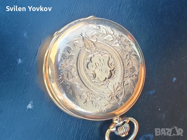 Продавам златен джобен часовник Бреге , снимка 6 - Антикварни и старинни предмети - 54654349
