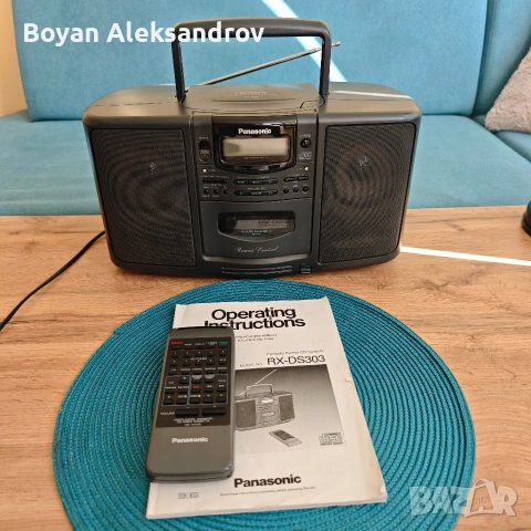 Panasonic RX-DS303 японски радиокасетофон със CD